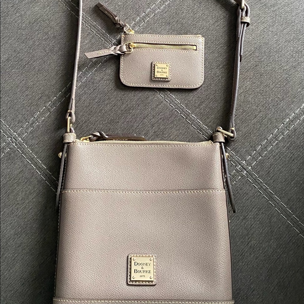 Dooney & Bourke Cross-Body Purse + Coin/Key Purse